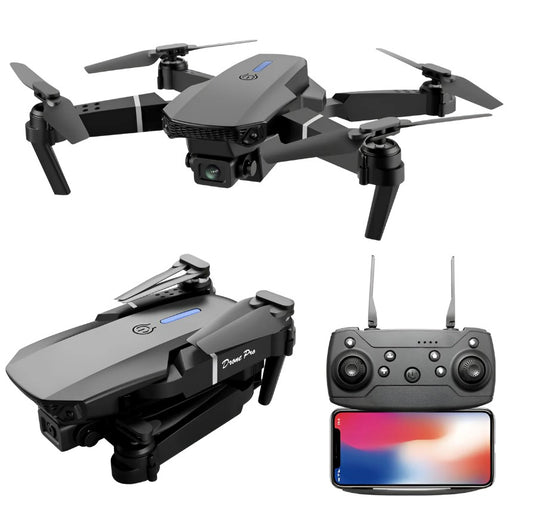 Drone E88 Pro Max – Cámara HD, diseño plegable y vuelo estable