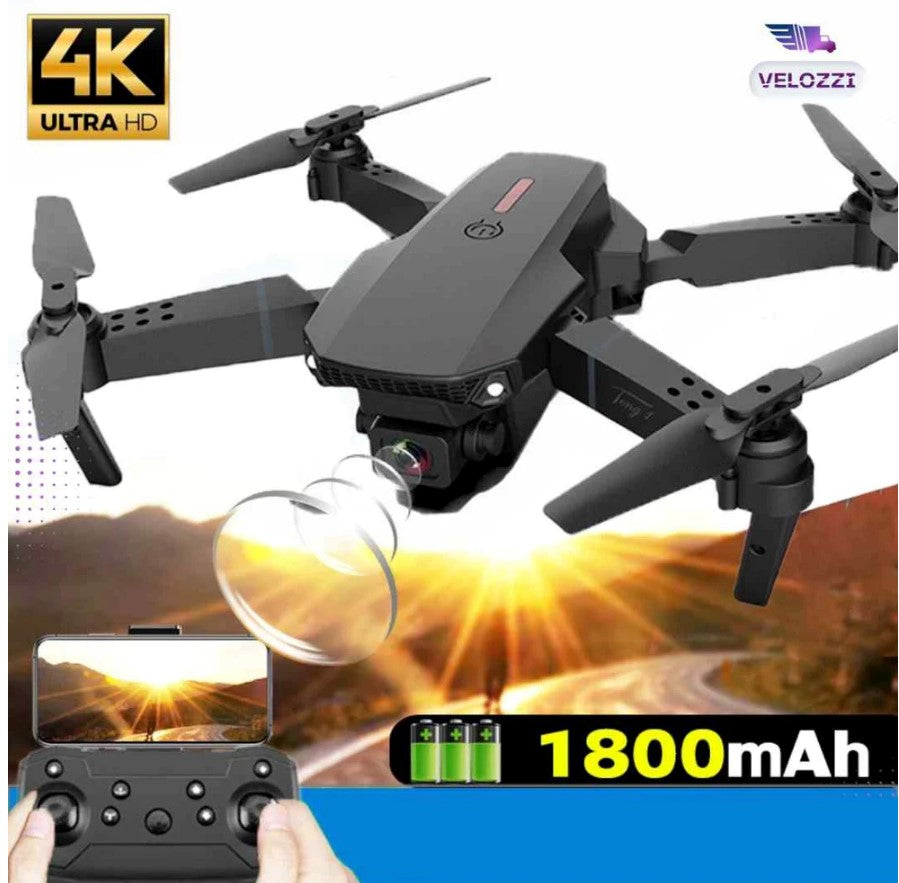 Drone E88 Pro Max – Cámara HD, diseño plegable y vuelo estable