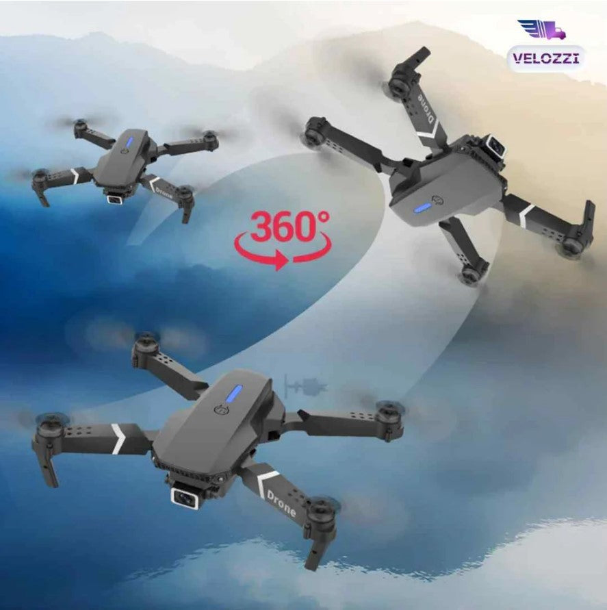 Drone E88 Pro Max – Cámara HD, diseño plegable y vuelo estable